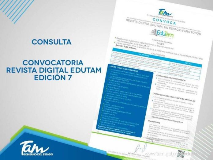 SET-143-2019.-Últimos días para participar en Revista Digital EduTam No.7