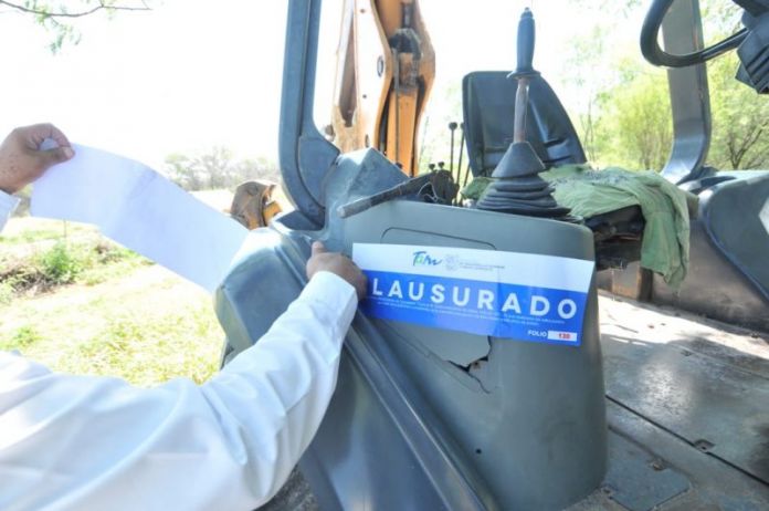 SDU-062-2019.-Clausura Gobierno del Estado banco de materiales en Ejido el Olivo (1)