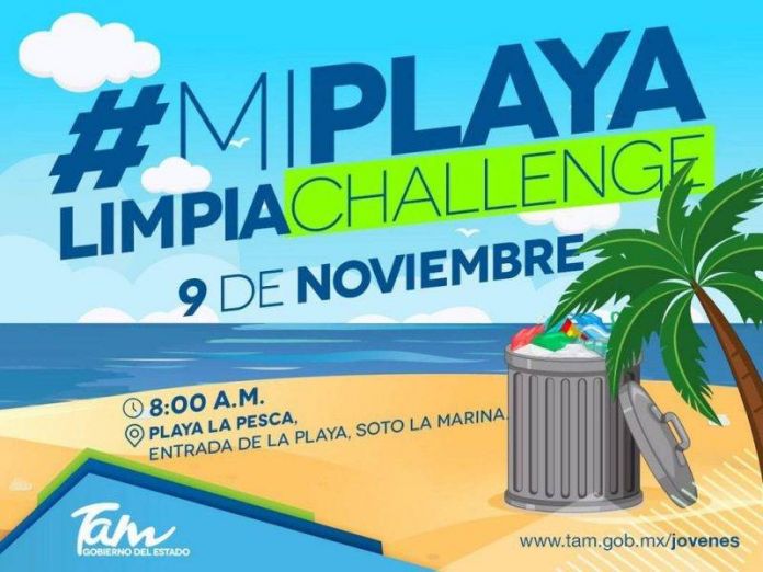 IJU-018-2019.-Jóvenes Tamaulipas llevará acciones de limpieza en playa La Pesca de Soto La Marina