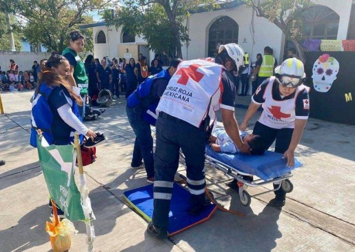 IPS-012-2019.-Realizan simulacros en CENDIS del Estado (1)