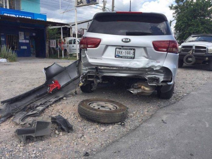 aparatoso accidente aparatoso accidente