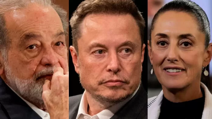 claudia-sheinbaum-elon-musk-slim