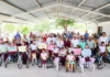 Lleva SEBIEN paquetes alimentarios y Comedor de Bienestar a familias de San Carlos