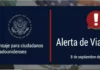 EE.UU recuerda las alertas de seguridad en los estados de México.